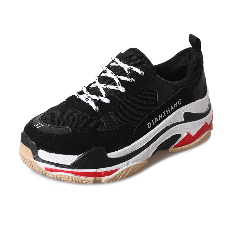 

Women's stylish personality casual sneakers breathable increase anti-slip wear-resistant comfortable outdoor running shoes