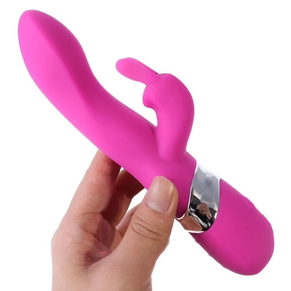 YEAIN G-Punkt-Klitoris-Stimulator, Multispeed-Dildo-Vibratoren für Frauen, 2 Motoren, wiederaufladbarer Kaninchenvibrator_voghion.com
