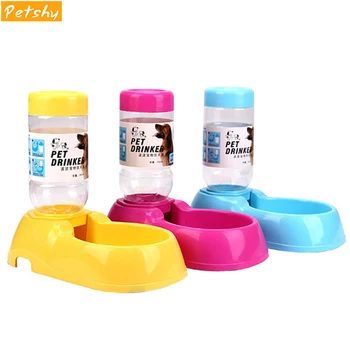 

Petshy 300ml Pet Drinkers Cat Dog Automatic Drinking Fountains Puppy Rabbit Water Dispenser Bowls Small Dogs Cats Feeder Bottle