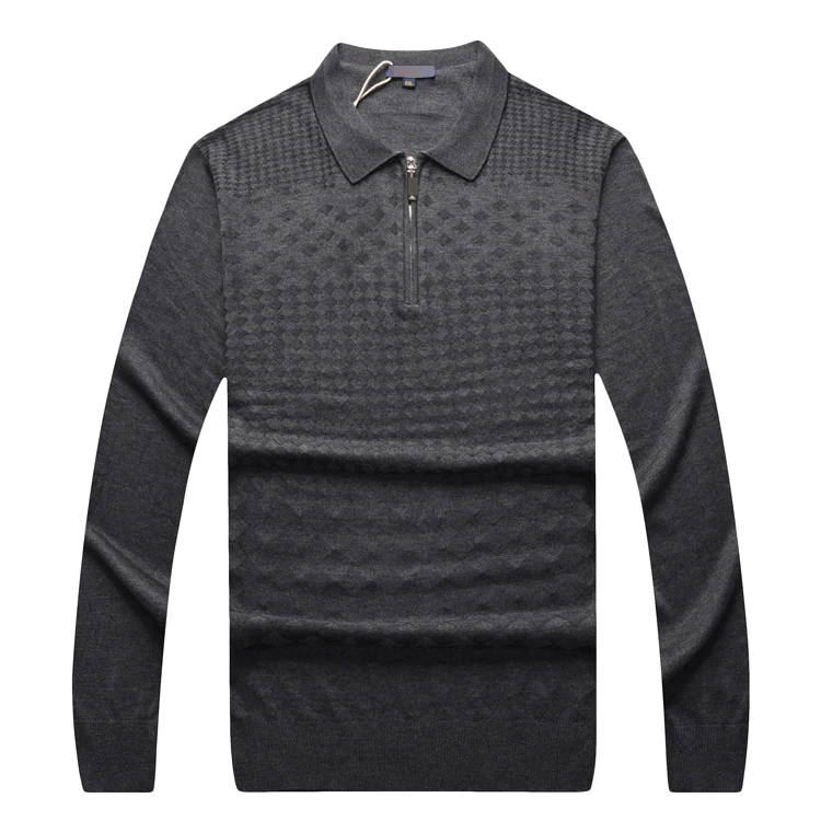 

Billionaire wool Sweater men's 2019 new Fashion Business printing zipper embroidery big size M-5XL gentleman Free shipping
