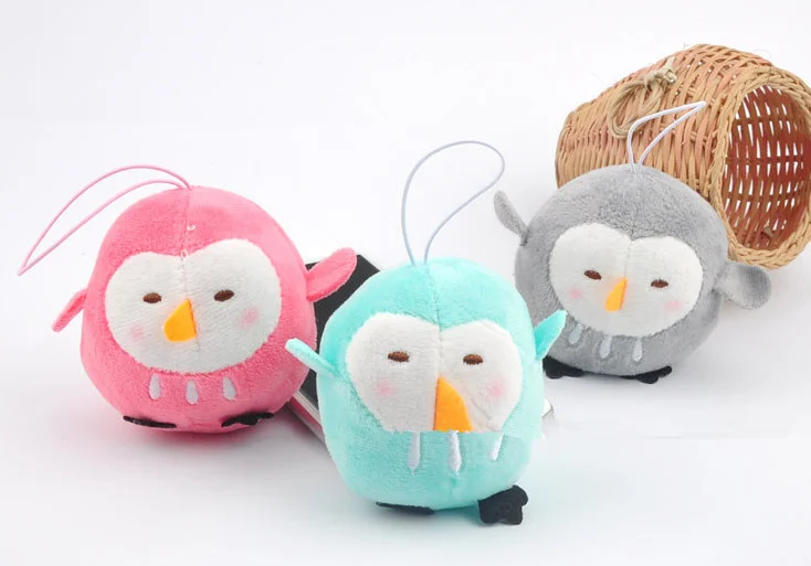 1piece color random, Cute Little 7cm Penguin Plush Stuffed doll TOY