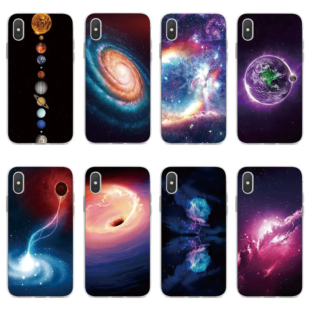 Чехол для Телефона iPhone 6 6S 7 8 Plus 5 5S SE чехол Вселенная молочный путь с рисунком