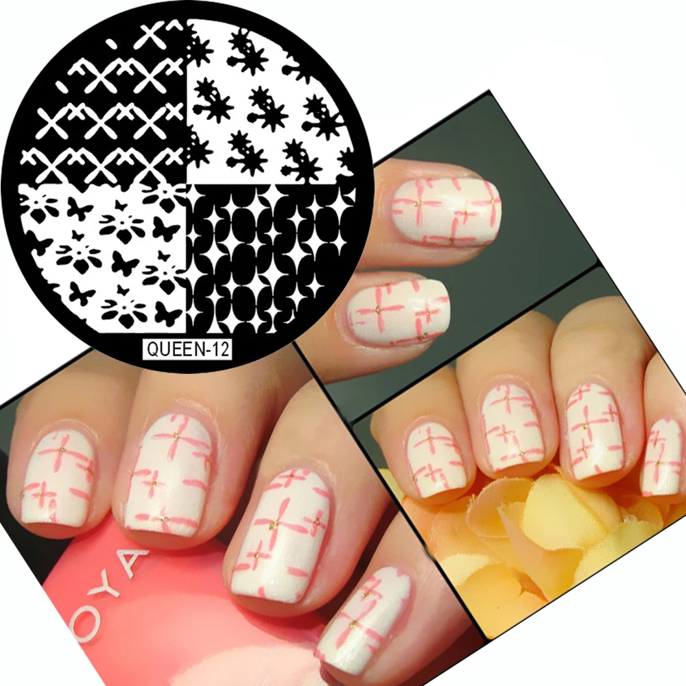 Nail Art Metal Plate Image Stamping Plates DIY Manicure Printing