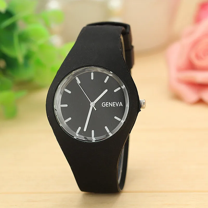 2019 модный бренд женские силиконовые часы кварцевые повседневное часы стиль женское платье часы наручные часы с силиконовым ремешком для