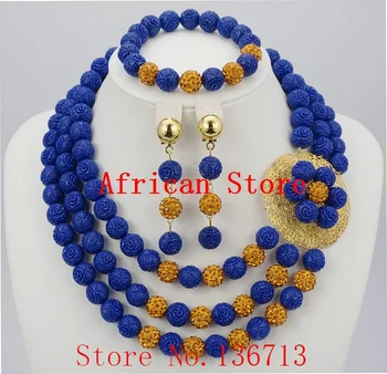 

Nigerian Coral Jewelry Sets Coral Beads Necklace Set Nigerian African Wedding Beads Jewelry Sets Free Shipping HD302-3