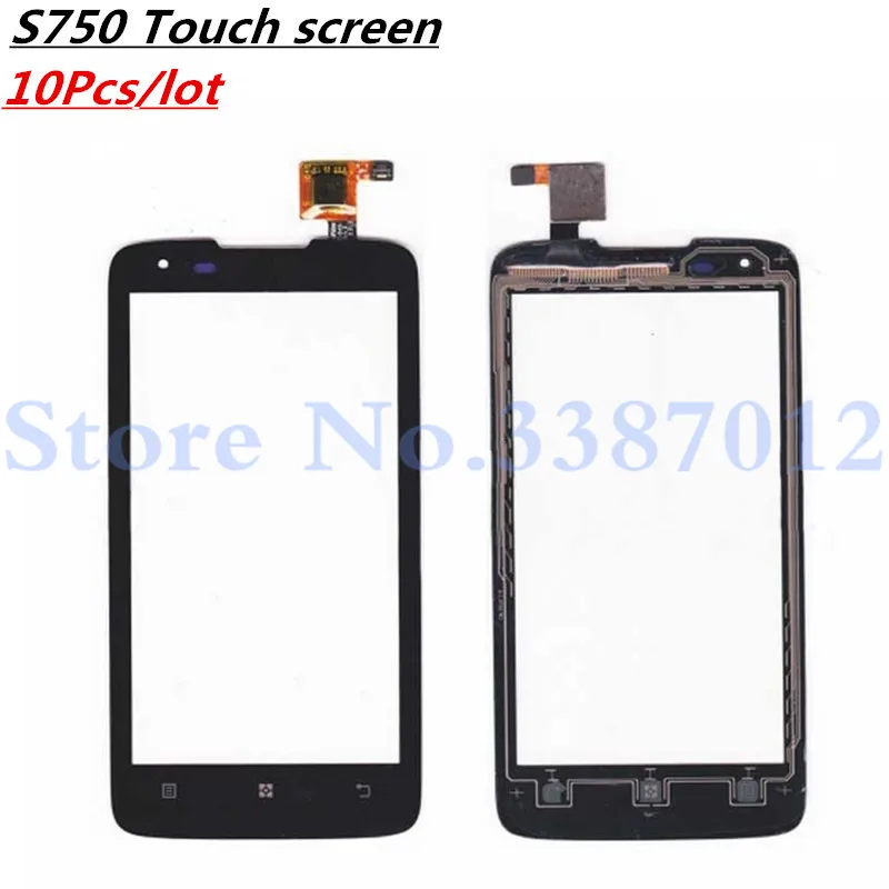 

10Pcs/lot 5.0'' Replacement High Quality For Lenovo S750 Touch Screen Digitizer Sensor Outer Glass Lens Panel
