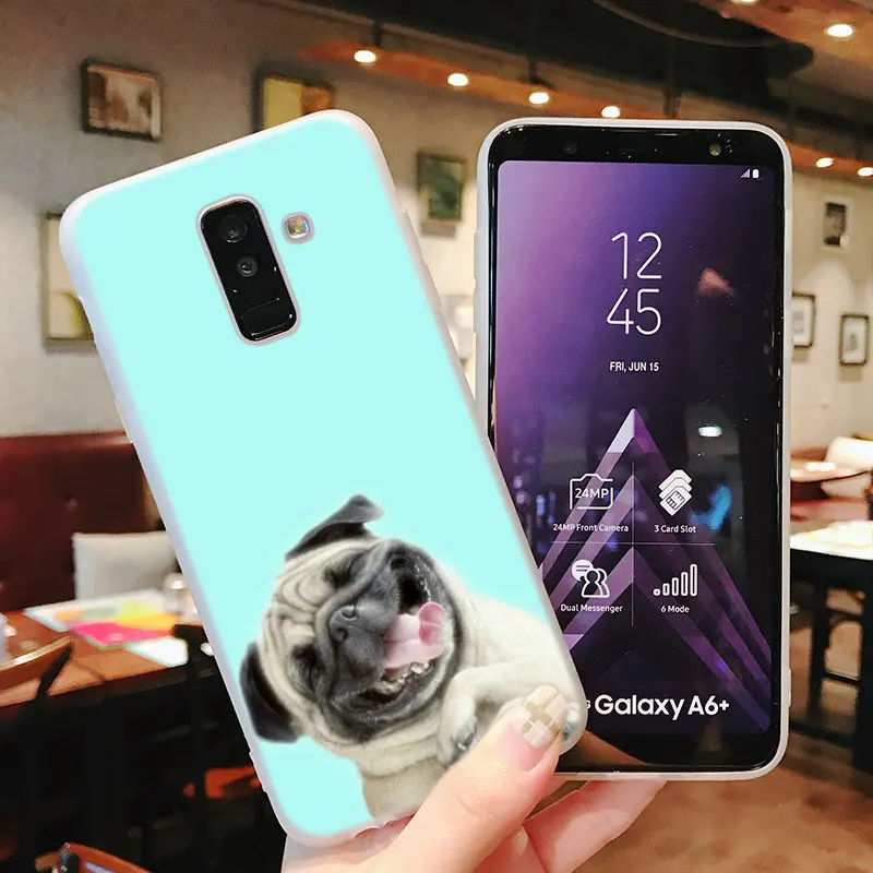 Силиконовый чехол для телефона с милой собакой Wacky Husky Samsung Galaxy A8S A6S A9 A8 Star A7 A6 A5 A3 Plus