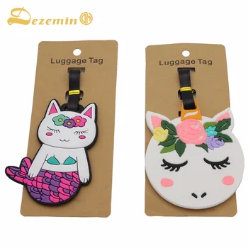 

DEZEMIN Luggage Tag Cute Suitcase Identifier ID Address