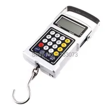 Multifunction digital pendurado escala 50kg 20g eletrônico portátil bagagem gancho balança calculadora termômetro fita equilíbrio de peso