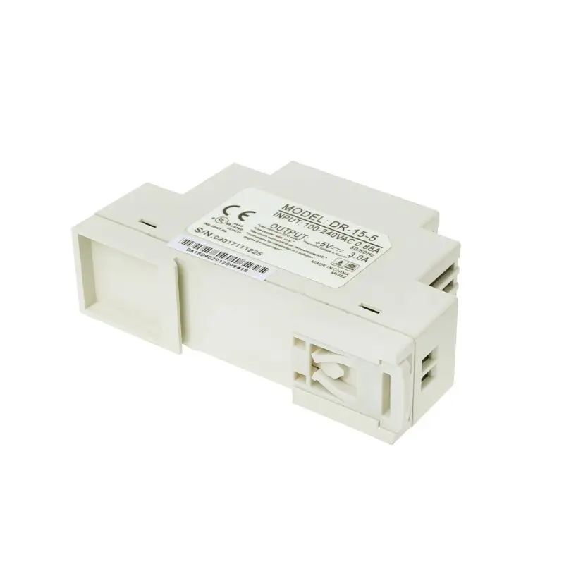 Zuanty DR-15W 12 V 15 V 24 V 12 V. Alimentatore a commutazione industriale DIN 5 V