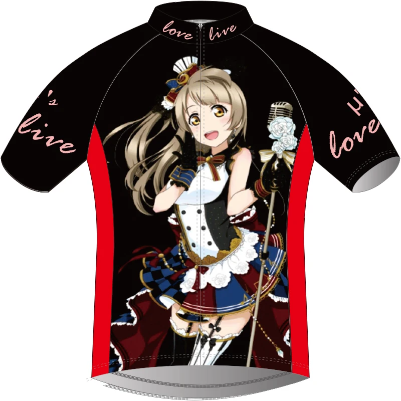 Новинка 2021 Мужская велосипедная футболка CUSROO с анимационным принтом Love Live