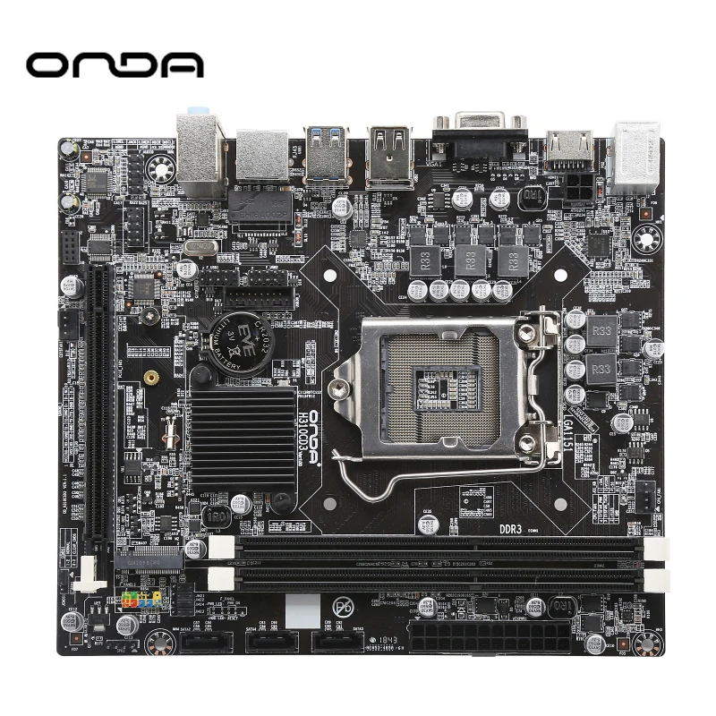 Onda H310CD3 материнская плата LGA 1151 DDR3 ПАМЯТЬ 16G SATA3.0 M.2 VGA/HDMI основная PCI Express x16 M-ATX
