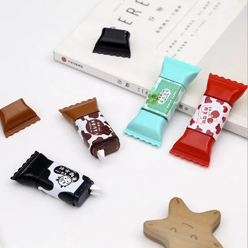 

2019 New Compact mini sweet candy Correction tape Creative modeling students kawaii 3.5m For Students School supplies