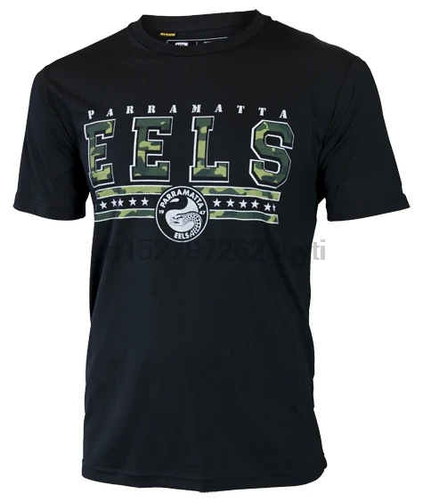 

Parramatta Eels NRL Classic Camouflage Camo T Shirt Adult Sizes S-5XLe W7