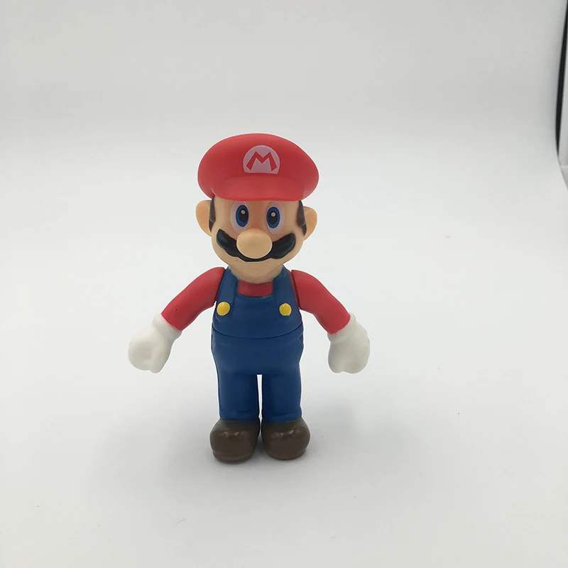 16 Styles 8-15cm Super Mario Bros Bowser Koopa Yoshi Mario Luigi Mushroom Peach Wario Action Figure Toys Children Gift Dolls 