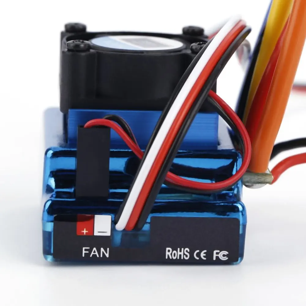 Бесплатная доставка 120A ESC Бесщеточный Регулятор скорости для 1/8 1/10 RC