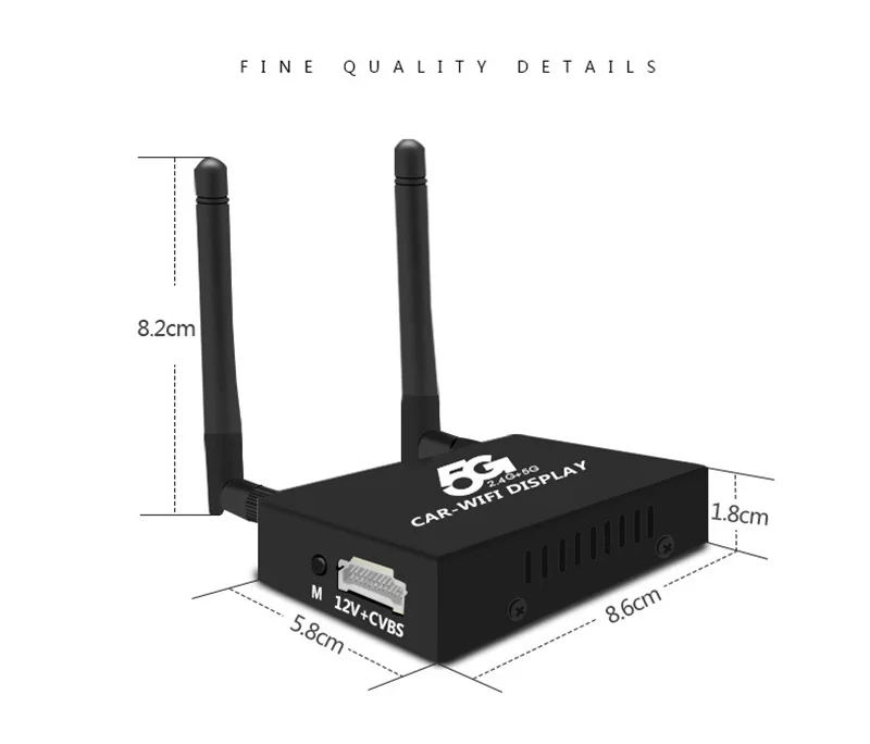 2,4G 5G WiFi Дисплей донгл HD ТВ видео адаптер Airplay экран зеркалирование литая коробка для iPhone XS MAX X iOS Android телефон для автомобиля тв