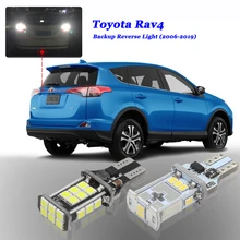6000 K белый Canbus без ошибок 912 W16W T15 Автомобильный светодиодный лампы подходит 2006- Toyota RAV4 для Toyota Previa RAV 4 светодиодный фонарь заднего хода резервное копирование