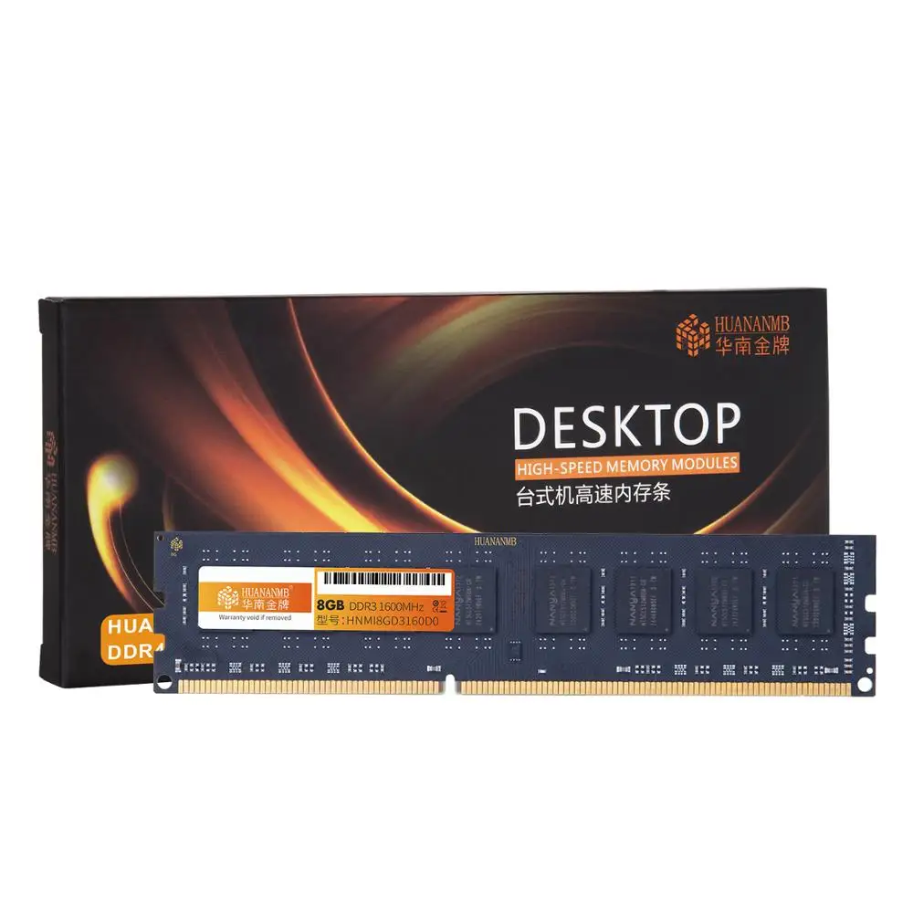 Memória de Boa Chegada Nova Huananzhi Ddr3 1600 Mhz Qualidade Desktop Memória 2 Anos Garantia 4g 8g