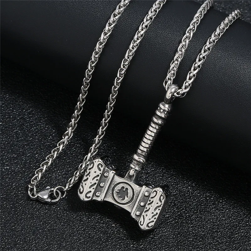 Ожерелье Thor ожерелье молоток норрон супергерой венгеры Темный мир Mjolnir кулон