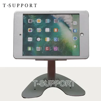 

For iPad 10.2 and 10.5 iPad Air/ Pro secuirty desktop stand with anti-theft enclosure table 360 rotation holder lock display