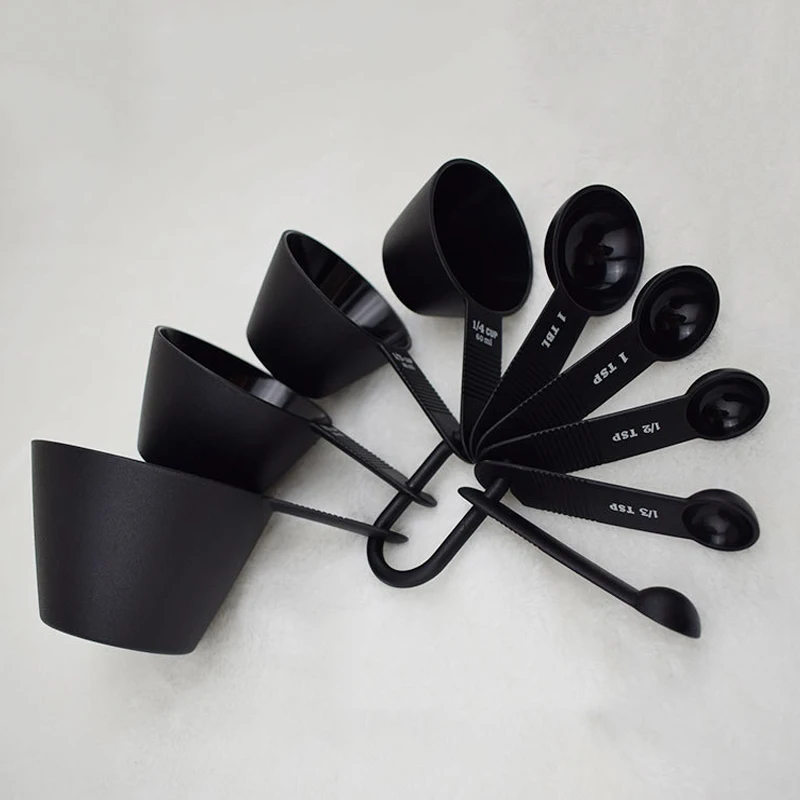 

9pcs/set Kitchen Measuring Spoons Teaspoon Coffee Sugar Scoop Cake Baking Flour Kitchen Cooking Tools Measuring Cups Scoops