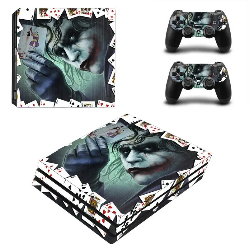 Joker Man дизайнерская наклейка для кожи для sony Playstation 4 Pro консоль и 2 шт. контроллер наклейка для PS4 Pro Аксессуары для игр