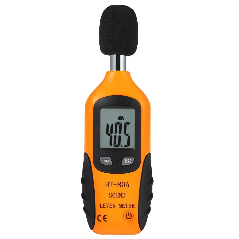 

Large LCD screen Digital Sound Level Decibel Noise Meter DB Measure Monitor Tester 3-1/2 digit LCD display