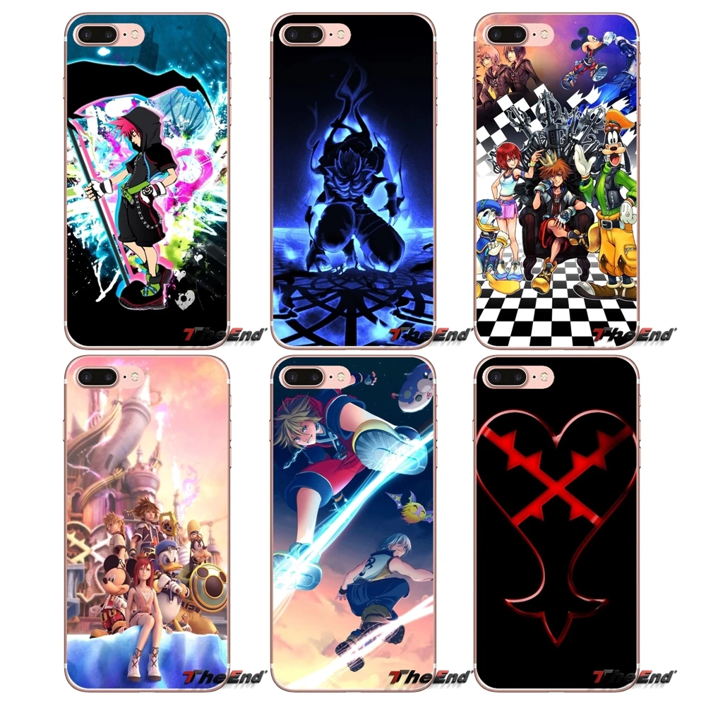 Прозрачный чехол из ТПУ Kingdom Heartss для Samsung Galaxy S2 S3 S4 S5 MINI S6 S7 edge S8 S9 Plus Note 2 3 4 5 8 Coque Fundas