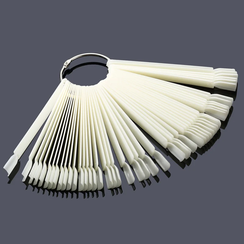 1 Set Falsche Nagel Tipps Sunflower Klar Falsche Nagel Fan Natur Nagel Kunst Runde Volle Abdeckung Display Praxis Werkzeuge Gefälschte nägel Maniküre