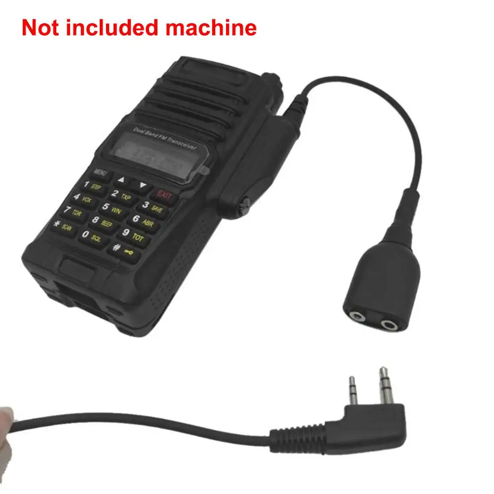 Иди и болтай Walkie Talkie “иди и аудио кабель для Baofeng BF-9700 A-58 UV-XR UV-5S GT-3WP UV-9R плюс 2Pin K головка Baofeng иди и болтай Walkie Talkie“ иди и аудио адаптер