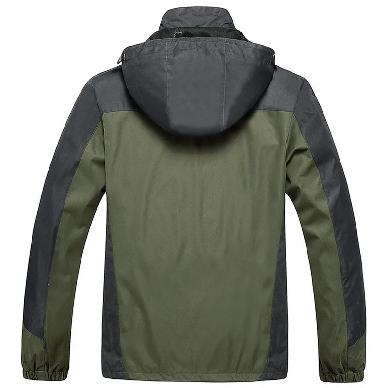 Kopen Jas Mannen Uitloper Waterdicht Windbreaker Hooded Jassen Heren Sportkleding Jas Uitloper Militaire Tactische Jassen Plus Size 8XL 9XL