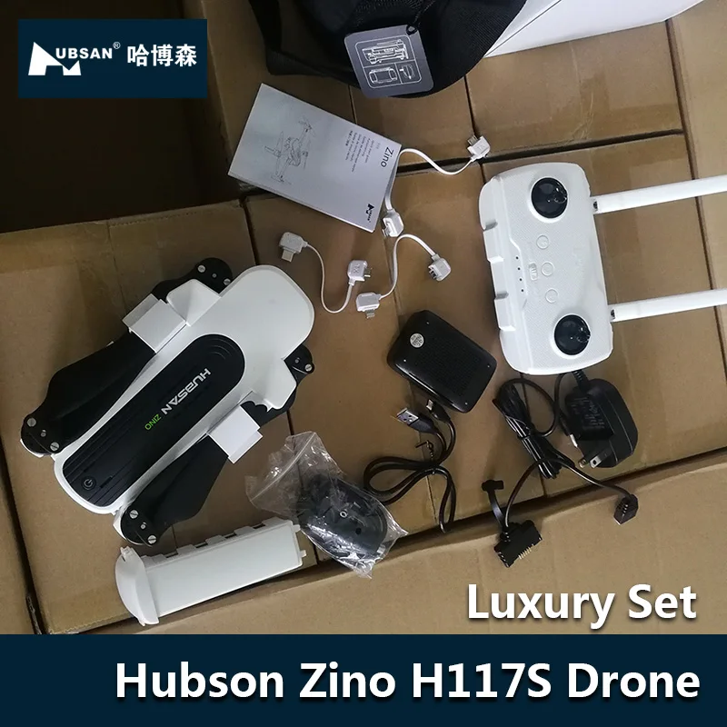 Hubsan Zino H117S Бесщеточный 4K Высокое разрешение аэрофотосъемка складной трехосевой