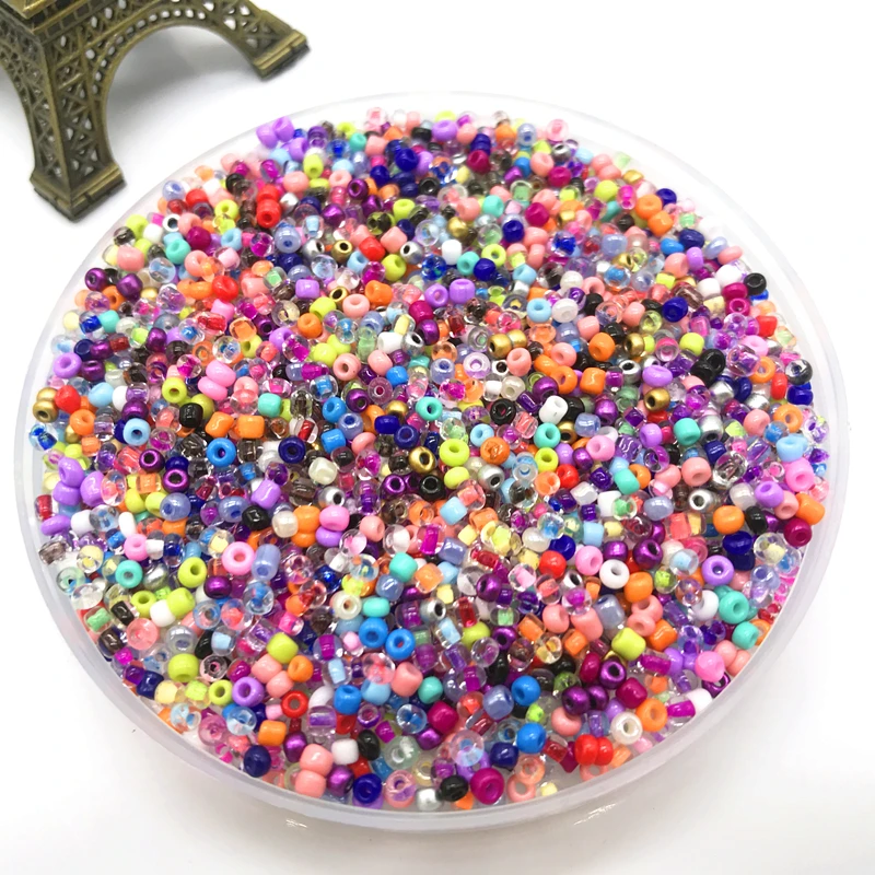 

1000pcs 2mm Crystal Spacer Czech Glass Seed Beads For Jewelry Making Earring Necklace Bracelet DIY Beads#BO14