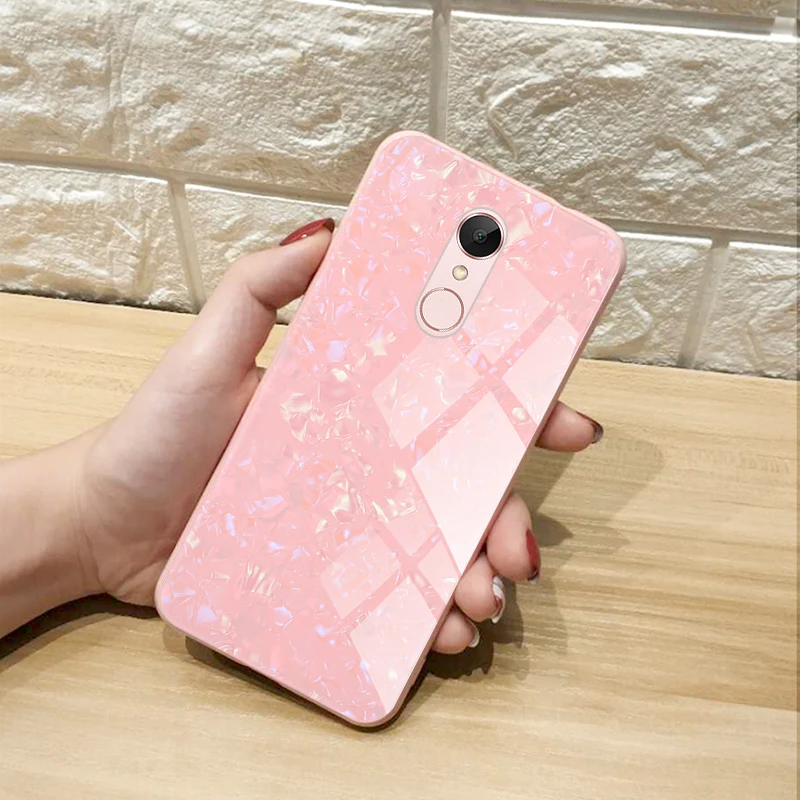 redmi 5 plus Case on for Xiomi Xiaomi Redmi 5 Plus Cover Luxury Conch Shell Tempered Glass Phone Cases for Xiaomi Redmi 5 Fundas redmi 5 plus Case on for Xiomi Xiaomi Redmi 5 Plus Cover Luxury Conch Shell Tempered Glass Phone Cases for Xiaomi Redmi 5 Fundas
