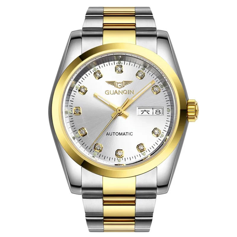 GUANQIN Watch Men Date Water Resistant Automatic Self-Wind Mechanical Wristwatches Luxury Man Watch 2017 Small Men's Watches (23)
