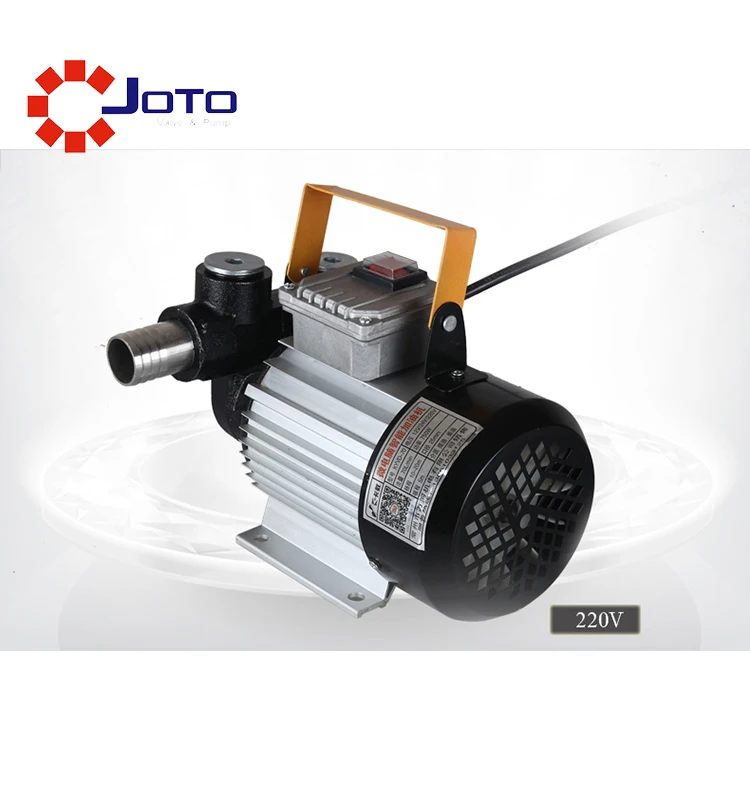 

550W Diesel Oil Pumping Transporting Pump 220V DC Electrical Centrifugal Water Pump Parts 1.2 Inches Refuel Oil Pump
