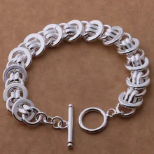 AH229, с посеребрением браслеты для женщин серебро 925 ювелирные изделия из стерлингового серебра модные ювелирные изделия элегантные непревзойденные/ejh