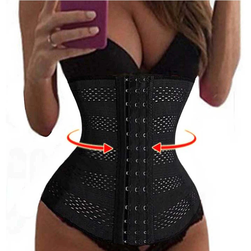 Classic Elasticated Waist Trainer Control Waist Steel Boned Sportswear Slimming Clothing