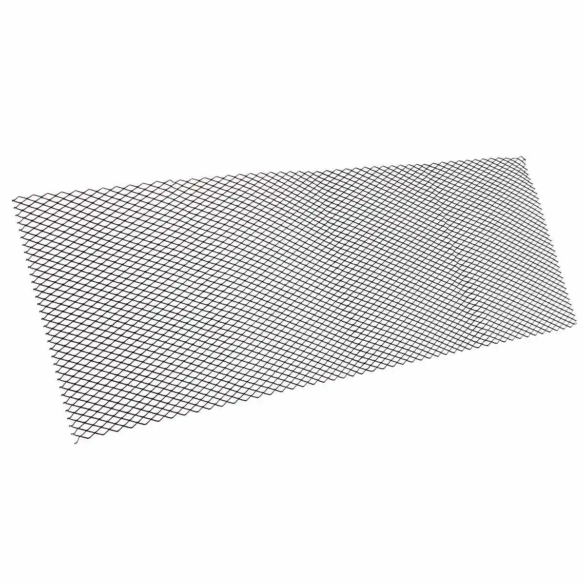 

100cm x 33cm Universal Black /Silver Aluminium Racing Grille Mesh Vent Car Tuning Grill