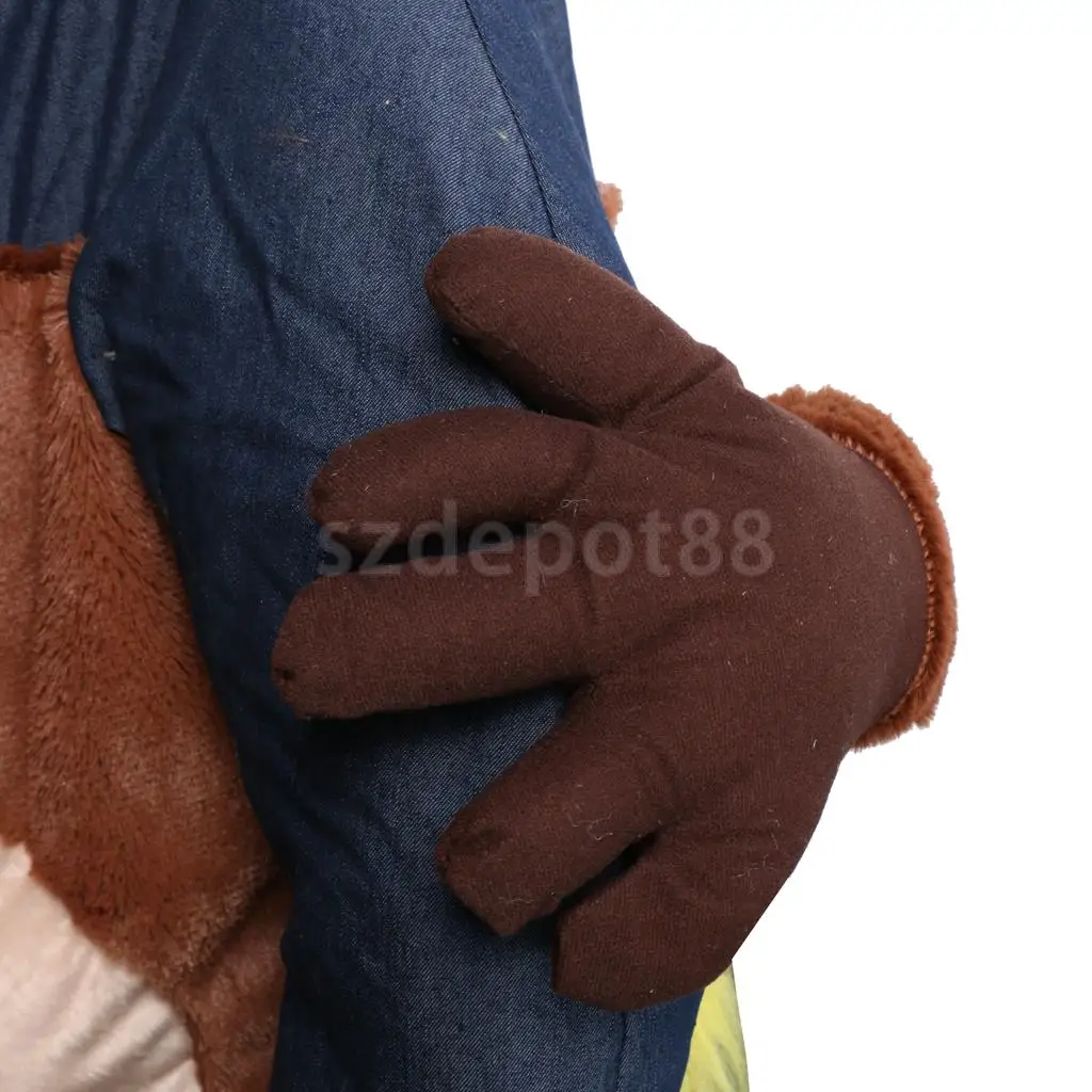Gorilla Monkey Back Shoulder Carry on Fancy Dress Halloween Christmas Birthday Party Outfit Ride On Suit