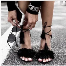 Sommer Ledersandalen Frauen High Heels Fringe Gladiator Sandalen Frauen Lace Up Schuhe Frau Echtem Leder Frauen Sandalen