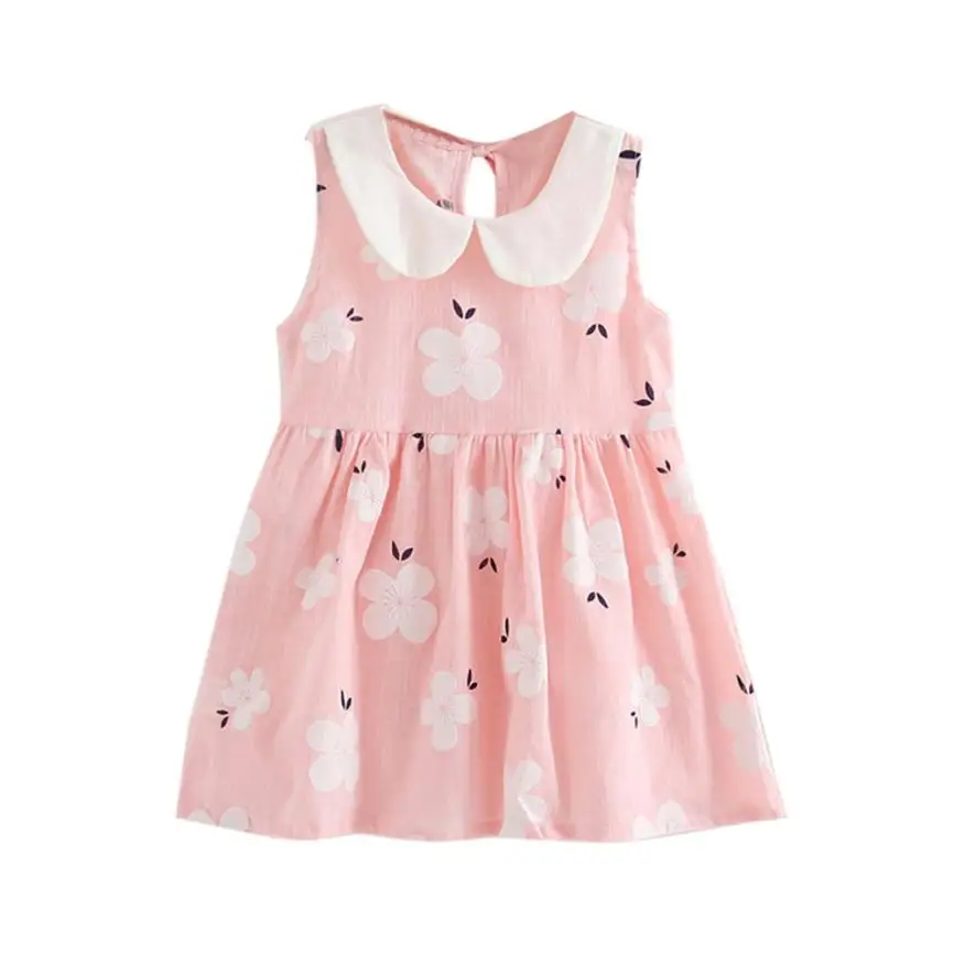 

Toddler Girls Summer Princess Dress Kids Baby Party Wedding Sleeveless Dresses Princess Dress 15
