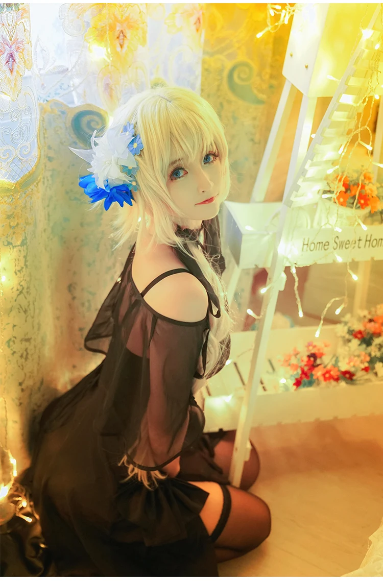 Fate/Zero Joan of Arc Черный Косплей Костюм Fate Grand заказ костюм Fate Apocrypha Jeanne косплей платье FGO Косплей головной убор