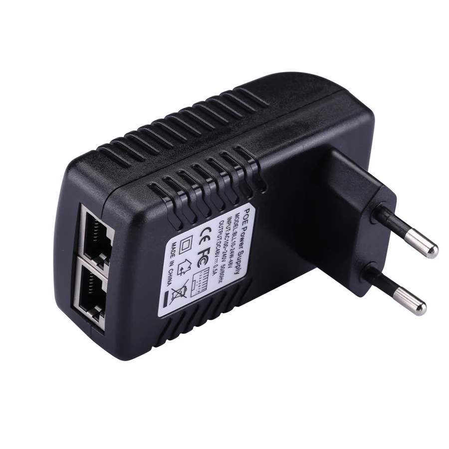 Hamrolte DC48V 0.5a poe инжектор сплитер для IP Камера IEEE802.3af PoE коммутатор Ethernet PoE адаптер ЕС/Великобритания/США /AU Стандартный дополнительно