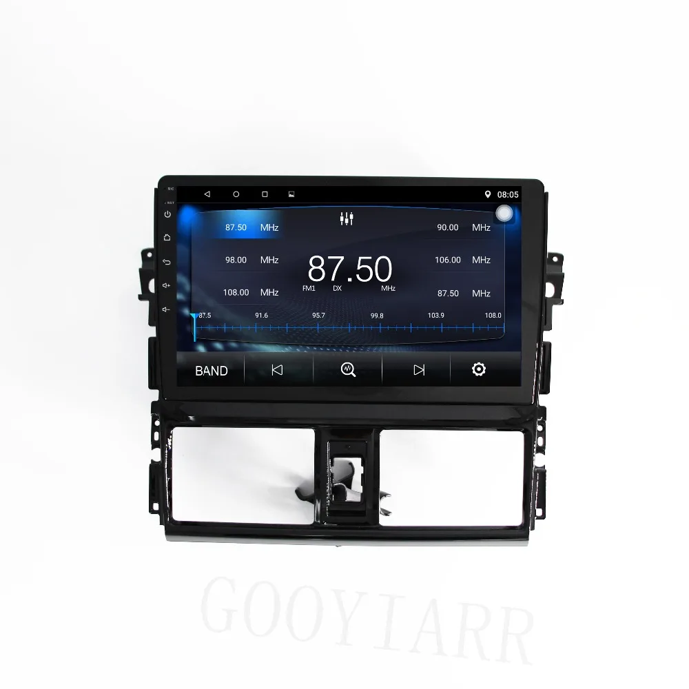 Best 2 din Octa Core RAM2G+ROM32G Car Android8.1 radio Player  for toyota vios 2014 with stereo radio BT  WIFI FM Map Music Video 2