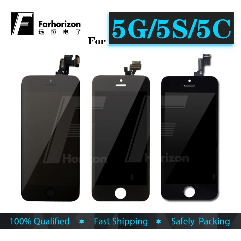 Оптовая продажа 10 шт./лот 100% протестированный ЖК-дисплей для iPhone 5/5C/5S/6/6P/6S/6SP/7/7P/8/8P/X