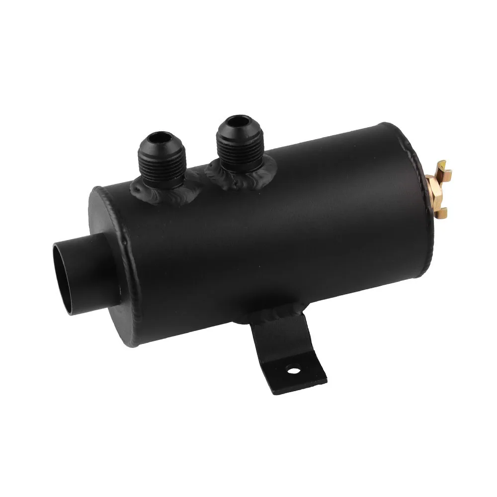 

Parts Oil Catch can Dual port Breather Filter 750ml Plug Replacement Accessory Tool Engine