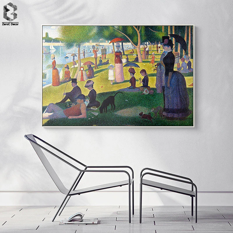 

Georges Senrat of French Artist Canvas Art Poster and Print Landscape Wall Painting Picture for Living Room Home Decor