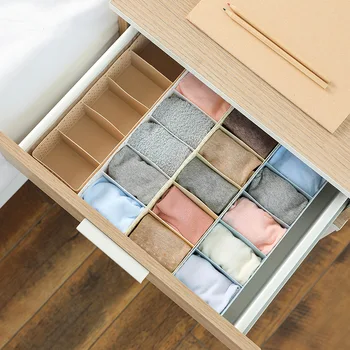 

5 Grids Bra Underwear Socks Hollow Storage Boxes Holder Container Wardrobe Closet Drawer Organizer